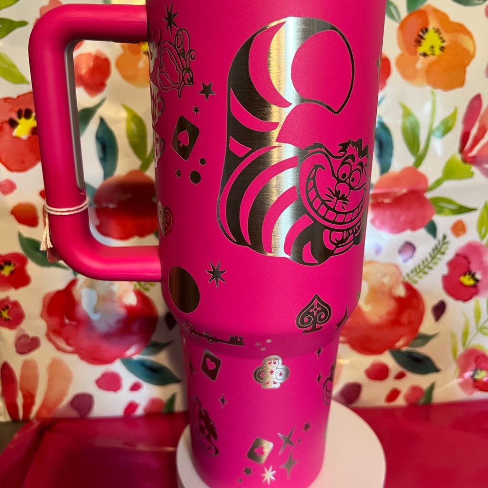 40oz engraved Cheshire Cat - Picture 5 of 6